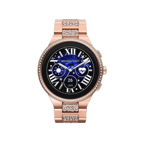 michael kors pendant rose gold-tone stainless steel watch|rose gold mk watch men.